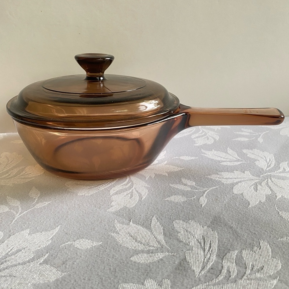 Corning Visionware Visions Saucepan with Lid TINY 0.5 litre Cutie
